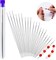 18 Pcs collapsible Big Eye Seed Beads Needles Set with Bottle